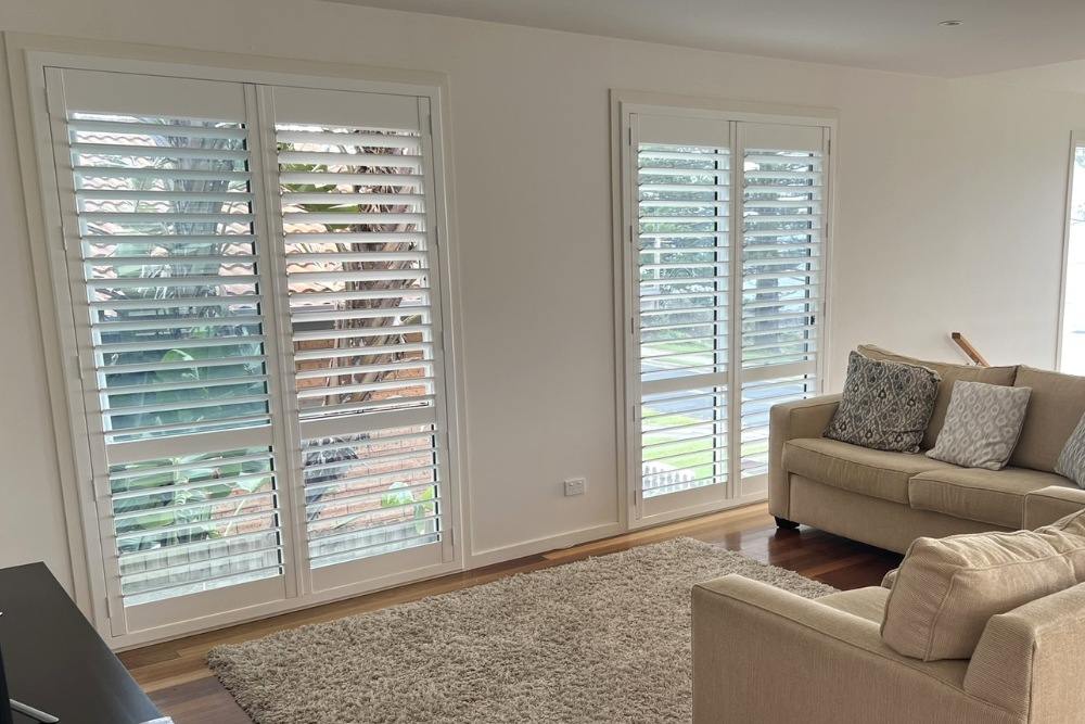 Custom-made plantation shutters by Designing Windows installed in the Yass Valley